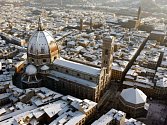 Letecký pohled na toskánské město Florencie.