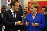 Emmanuel Macron a Angela Merkelová