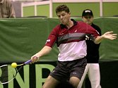Český tenista Jiří Novák (na snímku z 8. února 2002).