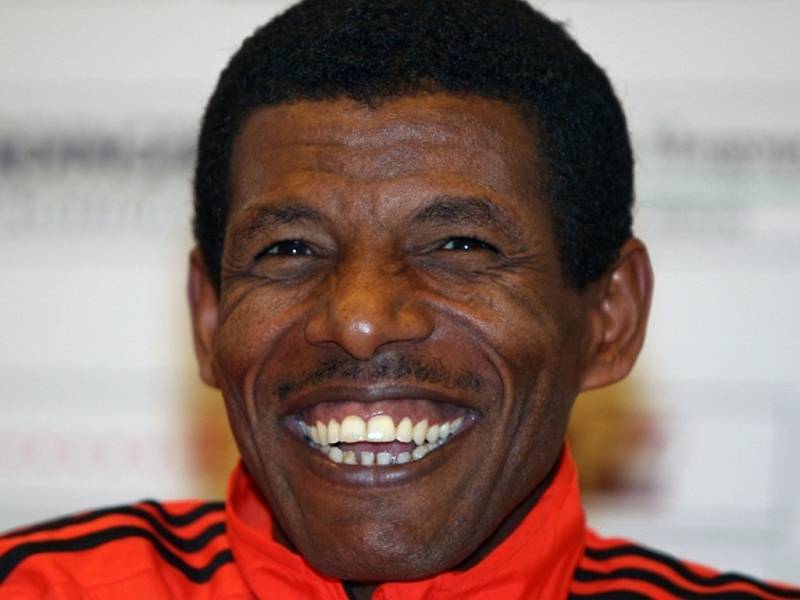 Legendární Haile Gebrselassie.