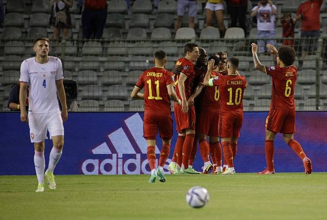 Čeští fotbalisté nastoupili v kvalifikaci mistrovství světa v Belgii.