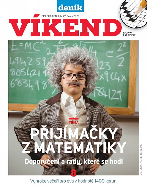 Titulní strana magazínu Víkend