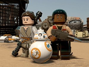 Počítačová hra Lego Star Wars: The Force Awakens.