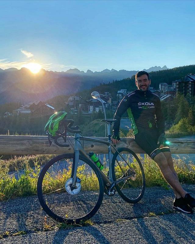 Marek Ztracený na Tour de France. 