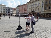 Vědci provádějí účelové meteorologické měření v centru Olomouce