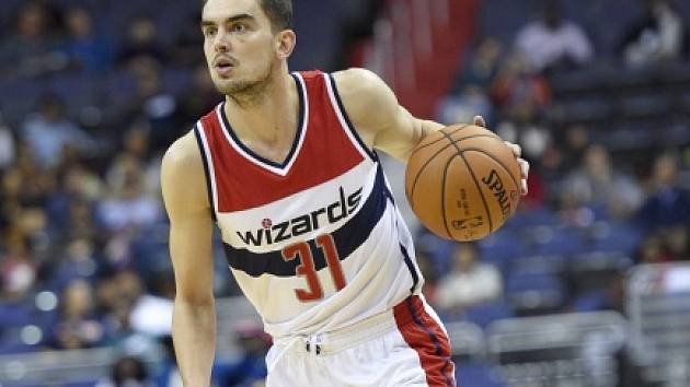 Tomáš Satoranský v dresu Washingtonu Wizards