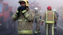 Íránští hasiči. Ilustrační foto