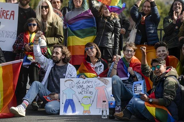 Protesty proti referendu o rodině v Rumunsku