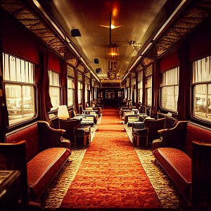 Po kolejích v Saúdské Arábii se bude v budoucnu prohánět jeden z nejluxusnějších vlaků světa po vzoru Orient Expressu..
