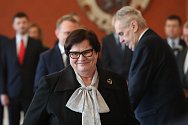 Český prezident Miloš Zeman jmenoval nové ministry