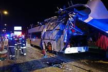 Nehoda autobusu v maďarské Budapešti