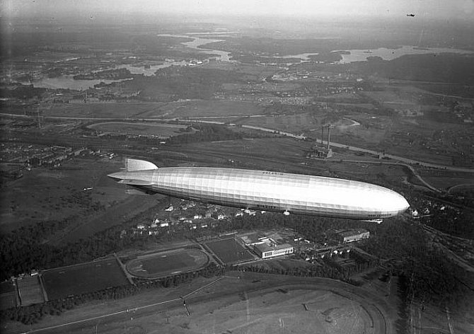Nejslavnější vzducholoď německé historie Graf Zeppelin