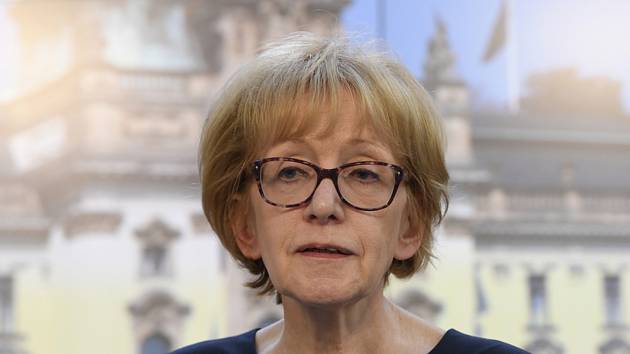 Bývalá ministryně spravedlnosti a nynější vládní zmocněnkyně pro lidská práva Helena Válková (ANO)