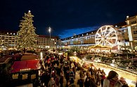 Vánoční trhy v Drážďanech.