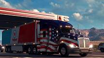 Počítačová hra American Truck Simulator.