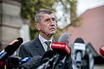 Šéf hnutí ANO Andrej Babiš se sešel s prezidentem Milošem Zemanem v Lánech