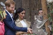 Princ Harry a vévodkyně Meghan na návštěvě v zoologické zahradě.