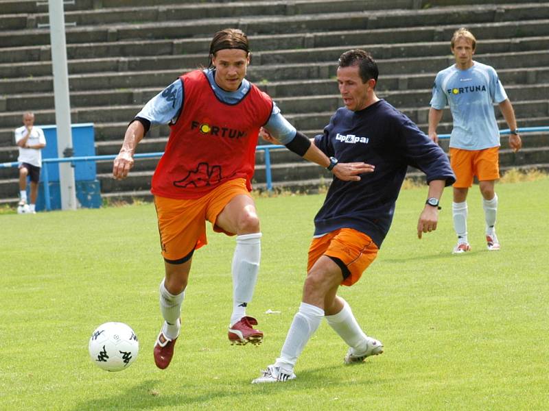 Tomáš Galásek poprvé trénoval s Baníkem Ostrava. Zda se vrátí do české ligy, to ale není zdaleka jisté.