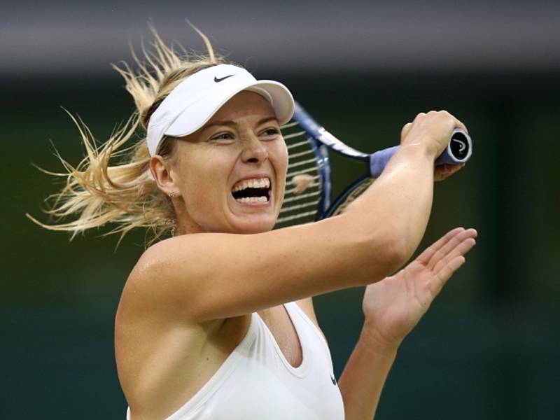 Maria Šarapovová na Wimbledonu.