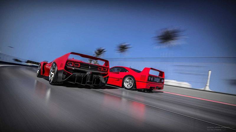 Ferrari F40 Tirbute