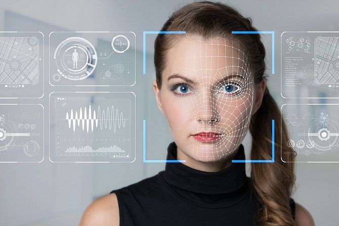 Technologie rozpoznávání obličeje - Ilustrační foto