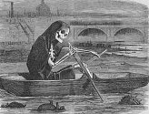 Zřejmě nejznámější karikatura odkazující k takzvanému Velkému zápachu v Londýně v létě 1858, který se společně s různými nemocemi šířil ze silně znečištěné řeky Temže