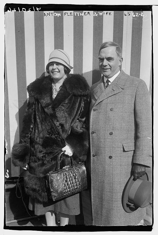 Anton Flettner s manželkou