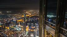 Výhled z Burdž Chalífa v Dubaji je opravdu ohromující.
