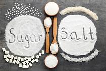 Cukr a sůl by měly být konzumovány s mírou v doporučených dávkách
