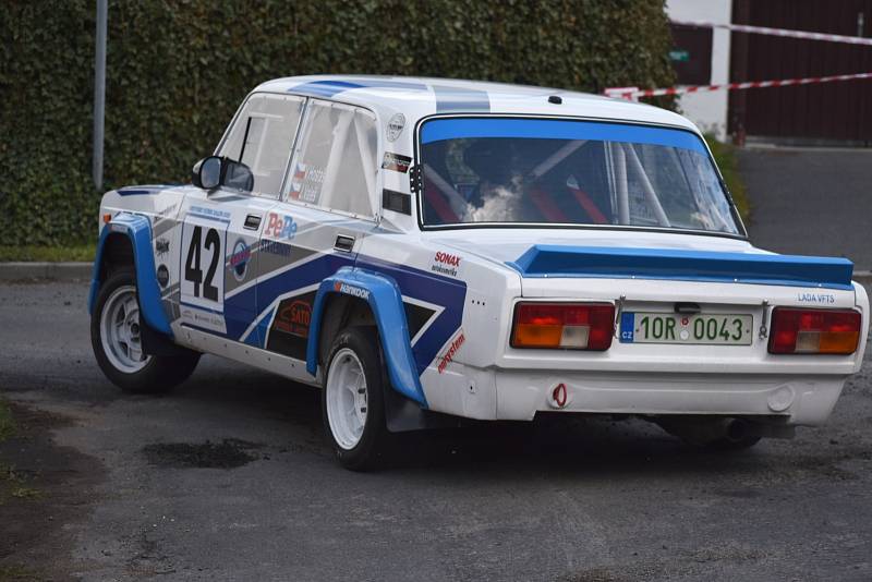 Lada VFTS na trati loňské Historic Rallye Vltava