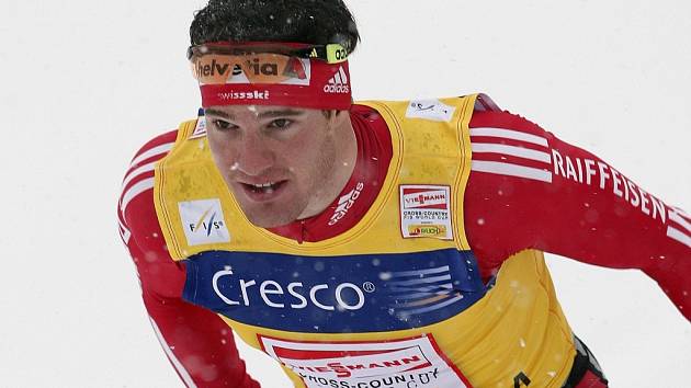 Vítěz posledního ročníku Tour de Ski Švýcar Dario Cologna. 