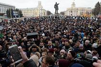 Demonstrace v Kemerovo