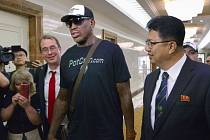 Bývalá hvězda NBA přijela do Severní Koreje „otevírat dveře”