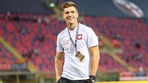 Krzysztof Piatek na reprezentačním srazu.