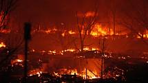 Lesní požáry v americkém Coloradu.