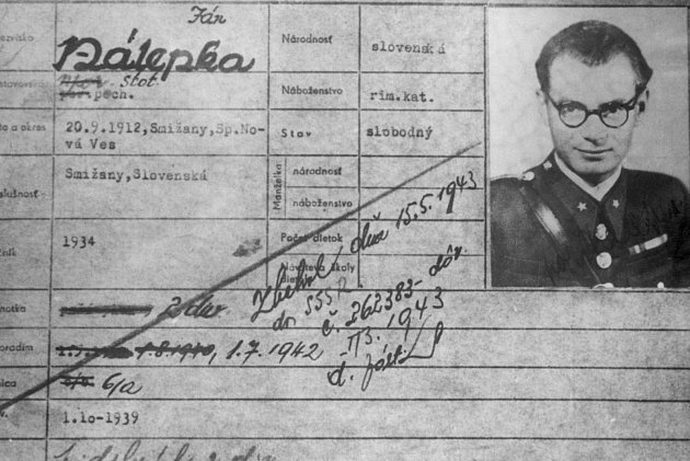 Vojenský kmenový list slovenského důstojníka Jána Nálepky z doby tzv. Slovenského státu, tedy fašistické Slovenské republiky. Ze slovenské armády bojující po boku Němců zběhl Nálepka na Ukrajině k sovětským partyzánům