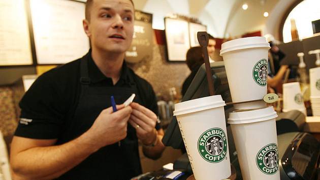 Starbucks otevírá první kavárnu