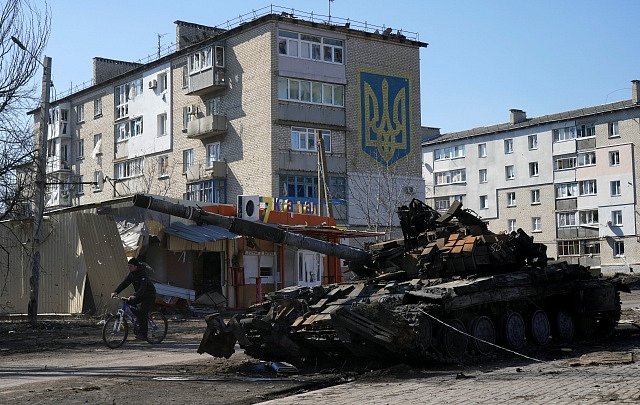 Následky války na Ukrajině. Ilustrační snímek