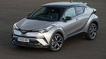 Toyota C-HR 1.2 Turbo (+15 000 Kč). Cena: 529 900 Kč