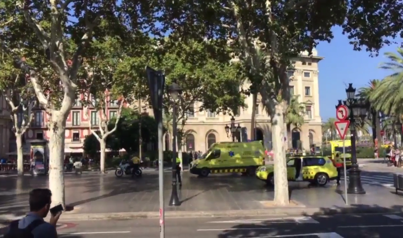 Barcelona, útok na La Rambla