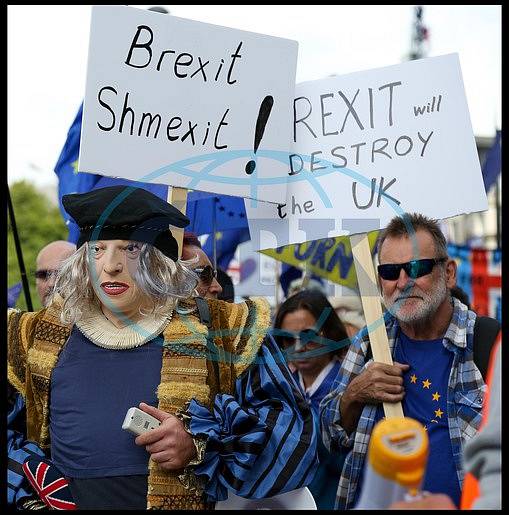 Londýn demonstroval proti brexitu.