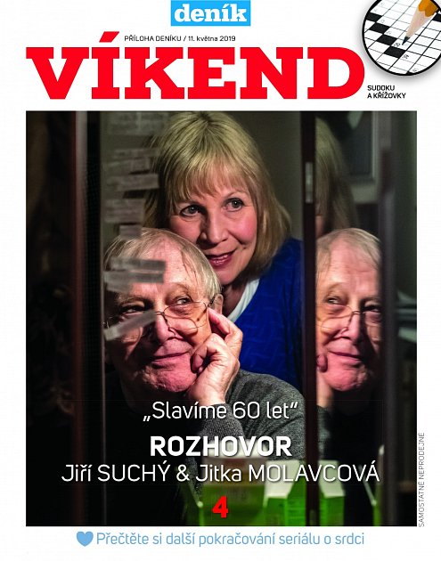 Titulní strana magazínu Víkend