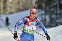 Stíhací závod biatlonistů v Pokljuce vyhrál Rus Jevgenij Usťugov.