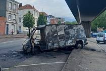 Následky nepokojů ve městě Amiens