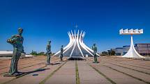 Katedrála Zjevení Panny Marie  v brazilském hlavním městě Brasília.
