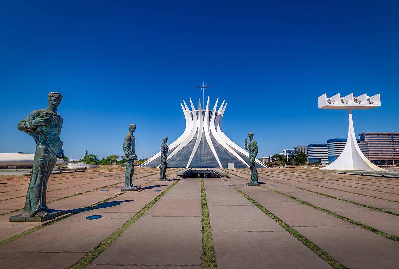 Katedrála Zjevení Panny Marie  v brazilském hlavním městě Brasília.