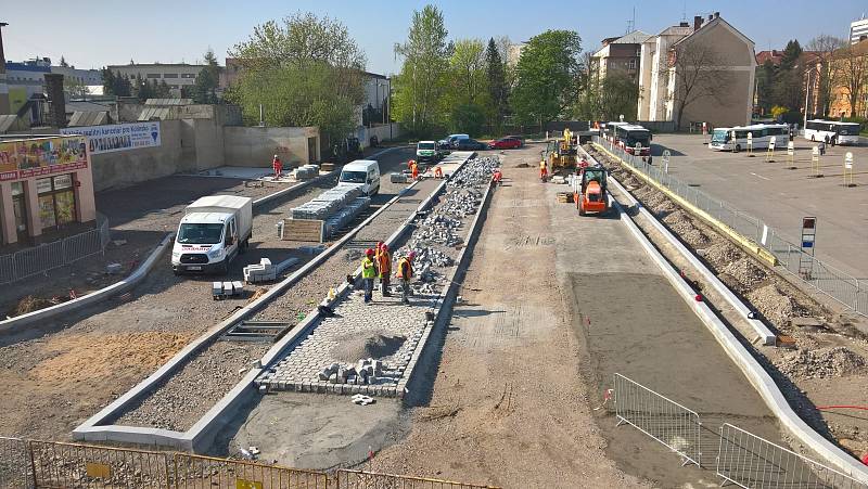 Přestavba autobusového nádraží v Kolíně