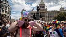 Pochod Prague Pride prošel 11. srpna centrem Prahy.