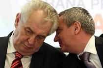 Miloš Zeman a Vratislav Mynář