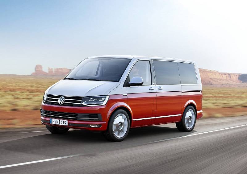 Volkswagen Transporter je nejprodávanější velký velkoprostorový vůz